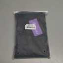 Molasus Women's Cotton Underwear High Waisted Full Coverage Ladies Panties (3X-Large, Black)