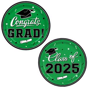 Gatherfun Graduation Paper Plates 40Pcs