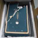 Ceramic Orchid Pot, 10 Inch Orchid Pots with Holes, Premium Thickened Handmade Glazed Pot for Orchidaceae Plants, Indoor Outdoor Decorative Flower Pots for Easy Repotting (Teal)