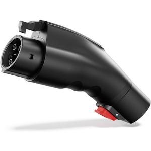 for Tesla to J1772 Charger Adapter, Up to 60A 250V for NACS to J1772 Electric Vehicles Charging Adapter Compatible with Tesla High Powered Connectors/Destination/Mobile Charger (Black)