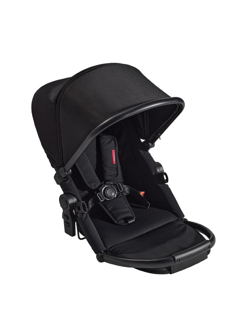 Momcozy ChangeGo Baby Stroller Second Seat Only | Extra Seat Attachment for ChangeGo Stroller | Adjustable Reclining Seat, Extendable UPF50+ Canopy, Leather Bumper Bar, 5-Point Harness, Stroller Seat Only