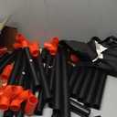 Baseball Strike Zone Target for Plastic Balls Compatible with Wiffle Ball and Blitzball Pitching Training Strike Zone Target Set Up and Assemble Easily (Black)