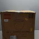 Kante 18 Inch Dia Round Concrete Planter, Indoor Outdoor Large Plant Pot with Drainage Hole and Rubber Plug for Home Patio Garden, Weathered Concrete