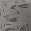 Curtain Rod 32 to 58 Inches (2.6-4.8ft), USFOOK 7/8 inch Telescoping Splicing Curtain rods for Windows 20 to 54 inches, Silver Decorative Drapery Rods for Home with Translucent Finials