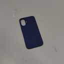 ORNARTO Compatible with iPhone 16 Case 6.1", Slim Liquid Silicone 3 Layers Full Covered Soft Gel Rubber Shockproof Phone Case, Protective Cover with Anti-Scratch Microfiber Lining-Navy Blue