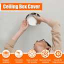 CP3540 Ceiling Cover Plate, Round Electrical Box Cover - 5 Pcs