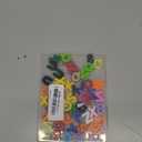 Large Letter Beads 52 Pcs Paracord Beads Acrylic Colorful Bubble Big Alphabet Bead Large Hole Chunky Letter Bead for Keychains Bag Charm Kit Phone Chains Bracelets Necklaces Shoelaces