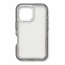 Protective Case for iPhone 13 Pro Max, Clear Back with Black Trim