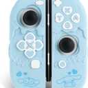 Kuitmor Silicone Protective Shell Compatible with Joy con of Switch 2017/OLED, Soft Silicone Cover Case, Anti-Scratch Protective Case for Switch 1/OLED Controllers (Blue Cinnamoroll)