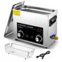 Commercial Ultrasonic Cleaner with Knob, 6L Professional Ultrasonic Cleaner, 40kHz with Heater and Timer for Tools, Jewelry, Watches, Glasses, Dentures, and Small Metal Parts