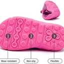 GUBARUN Toddler Boys Girls Sneakers Kids Lightweight Tennis Shoes Breathable (Pink)