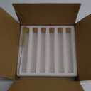 BTSD-home 20pcs Glass Test Tubes 25x120mm 45ml Clear Flat Test Tubes with Cork Stoppers for Plant Propagation, Party and Candy Storage