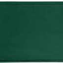 FUNHOME Outdoor Bench Cushion Covers 42" x 18" x 3", No Insert! Patio Cushion Covers for Outdoor Furniture, Water Resistant Patio Bench Loveseat Cushion Covers 1 Pack, Dark Green(Cover ONLY)