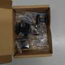 Ravinte 5 Pack Matte Black Square Kitchen Cabinet Knobs,Zinc Solid Drawer Pulls,Farmouse Handles for Cupboard, Dresser, Closet and Bathroom, Modern Cabinet Hardware