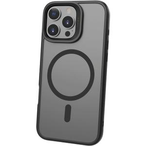 LBT TUFF8 Mag GlideGuard Rugged 8 Foot Military Drop-Tested Case Compatible with iPhone 16 Pro (Smoke Black)