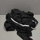 Wrap Around Dust Ruffle Bed Skirt - Black - for Queen Size Beds