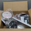 Fanbulous 42 Ceiling Fans with Lights and Remote, Modern Low Profile Ceiling Fans with Dimmable 3CCT Quiet DC Motor, Reversible Celing Fan with 6-Speeds Timer for Bedroom, Nickel