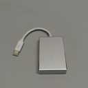 USB C to HDMI DVI VGA USB3.0 Adapter,USB 3.1 Type-C 4in1 Hub to HDMI DVI 4K VGA USB Adaptor Converter (Thunderbolt 3 Compatible), USB-C Adapter for MacBook/MacBook Pro air/Surface pro