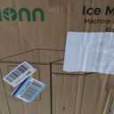 Silonn Nugget Ice Maker Countertop with App & Voice Control, 40 lbs/24H Pebble Ice Machine, 3L Water Tank, Self Cleaning Sonic Ice Maker, Soft Chewable Ice for Home, Kitchen, Party