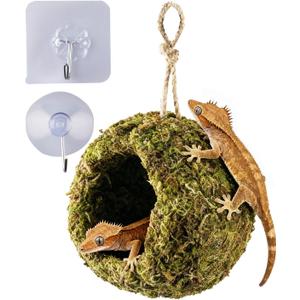 Handmade Crested Gecko Tank Accessories  Bearded Dragon Accessories, Reptile Hideout, Hermit Crab and Small Reptile Habitat 4.73.59in