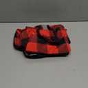 KOOLTAIL Dog Raincoat Hooded Slicker Poncho with Leash Hole, Christmas Red Plaid Raincoat for Small Medium Dogs, Waterproof Dog Rain Jacket with Reflective Strip, Adjustable Breathable Puppy Rainwear (Medium (Pack of 1))