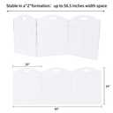 Clear Acrylic Freestanding Dog Gates for The House  Folding 3-Panel Pet Gates for Doorways, Indoor Stairs, and Hallways, Transparent Barrier for Dogs, Puppies, and Cats