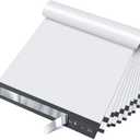 Fuxury 12x15.5 200pc White Poly Mailers, Shipping Bags for Clothing Self-Seal Shipping Envelopes, Mailing Envelopes, Mailers Poly Bags for Small Business, Boutique