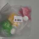 Charms for Bogg Bag, 3D Animals Accessories With Sturdy Clips for Totes, Rubber Bag Cute Accessories, Decoration Charms for Girls Women (3 bear rose red+green+yellow)