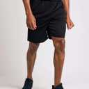 Real Essentials 5 Pack: Mens 9" Mesh Shorts Athletic Gym, Workout, Basketball, Running, Casual Lounge Activewear Pockets (XL)