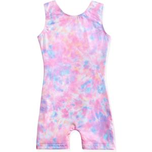 HOZIY Gymnastics Leotards for Girls Unicorn Aurora Rainbow Mermaid Dinosaur Cupcake Sparkle Biketard Toddlers Kids Children, 2T-3T