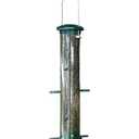 Stokes Select 38169 Topsy Turvy Finch Bird Feeder with Eight Perches, Green, 19-Inch tall, 1.5 lb Capacity