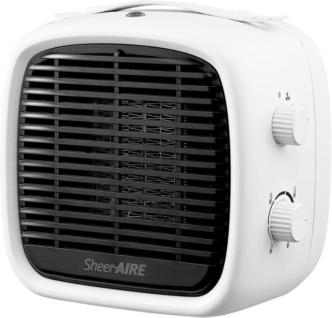 700W/1200W Basics Ceramic Heater Space Heaters for Indoor Use Overheat/Tilt Protection Low Noise Heating Portable Heater Electric Portable Fan Office