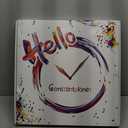 Blue Office Wall Clock Wood Solid Extra Large Wall Clocks Battery Operated 24 Inch Rustic Wall Clock Silent Non Ticking