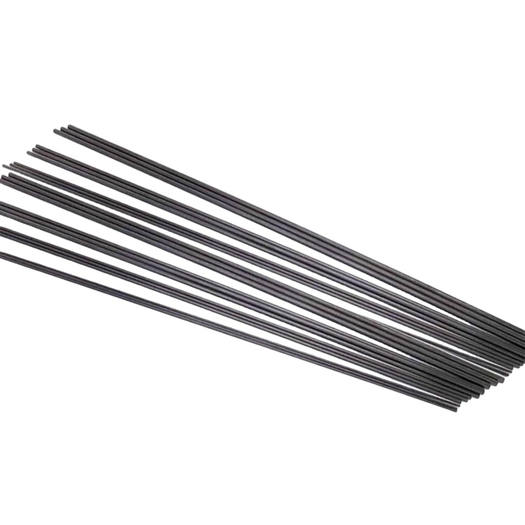 5pcs Carbon Fiber Rod, 1mm 1.5mm 2mm 2.5mm 3mm 4mm 5mm 6mm 7mm 8mm Diameter, 1000mm Length, Solid for Toy Model Aircraft and Kites(1.5mm)