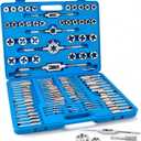 110-Piece Metric Tap and Die Set, M2 to M18 Thread Repair Kit, Complete Tap & Die Sets with Storage Case for Cutting Internal and External Threads