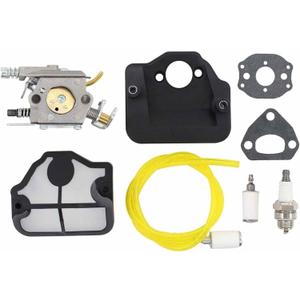 Carburetor Air Filter Fuel Line Spark Plug for Husqvarna 36 41 136 137 137E 141 142 141LE 142E for Husky Chainsaw Saw Replaces for Zama C1Q-W29E Carb WT-834 WT-657 WT-529 WT-289 WT-285 WT-239 WT-202