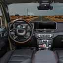 KAFEEK Wood Grain Steering Wheel Cover, Universal 15 inch, Microfiber Leather,Anti-Slip, Odorless