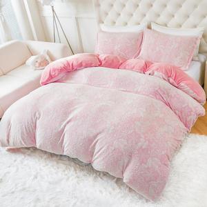 YIYEA Fluffy Duvet Cover Queen Size, Luxury Ultra Soft Faux Fur Comforter Cover, Warm Plush Velvet Duvet Cover Fuzzy Fleece Bedding Sets for Fall Winter, Cozy Warmth, No Shedding, 3PC