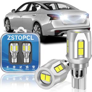 921 LED Reverse Light Bulbs Fit for Nissan Altima 1998-2024, Upgraded 500% Brightness, Super Bright 912 T15 LED Backup Lights Replacement, 6000K Cool White, Pack of 2