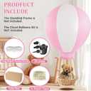 3FT Pink Hot Air Balloon, Inflatable Baby Shower Decoration, Hanging Hot Air Balloon for Girls Baby Birthday Party Wedding Exhibitions, Air Pump Included