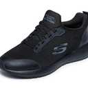 Skechers Women's Work Squad Sr Food Service Shoe, Black, 7.5