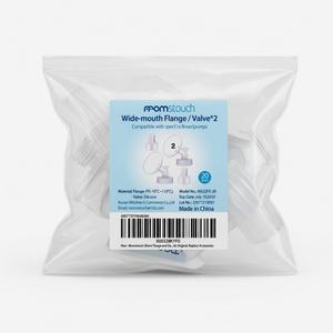 Momstouch 20mm Flange and Duckbill Valve Compatible with Spectra S1 S2 9 Plus Breastpump Replacement to Spectra Pump Parts, Not Original, Replace Accessories.