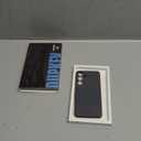 Carbon Fiber Phone Case for Samsung Galaxy S24, Slim 0.03inch Fit Thin Minimal Lightweight S Ultra Aramid Fiber Cover, Support Wireless Charging, Case-Less Touch Feeling (Wavy Blue)