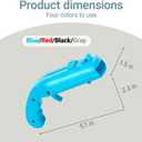 4-Pack Gun Bottle Opener Set Fun & Creative Shooter for Beer & Soda Party & Bar Tool Includes Red Blue Black Gray Colors