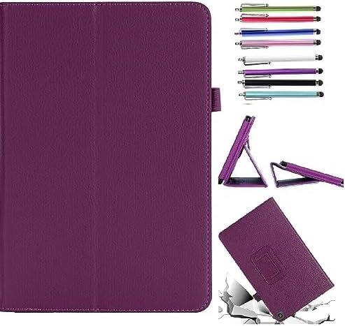 zukof Case for All-New Fire Max 11 (2023) Protective Cover Premium PU Leather Folding Stand Folio Cover for Amazon Fire Max 11 inch Tablet (13th Generation, 2023 Release) with Auto Wake/Sleep (Purple)