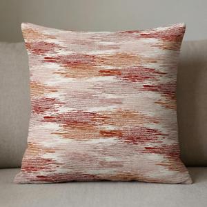 Americanflat 20x20 Throw Pillow with Sewn-in Insert - All-in-One Decorative Pillows - No Cover Needed - Soft and Durable Cushion for Bed or Sofa - Polyester - Red, Orange and White