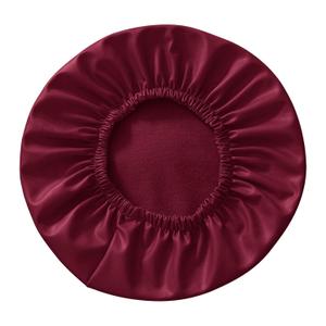 Round Stool Chair Cover PU Leather Waterproof Chair Protector Seat Cover Red|Slipcovers|Home & Garden 5-Pack L