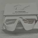 Under Eye Light Therapy Device, Red Light Therapy Glasses, 3 Modes Microcurrent Eye Massager, Red Light Eye Mask for Eye Bags Dark Circles Puffiness Wrinkles Fine Lines