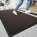 Front Door Mat, 60"x36" Heavy Duty 3D Mesh Indoor Outdoor Doormat