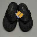 Skechers Vapor Foam Sandal, SAYTO Men's Toe Post Sandals, Black, 1